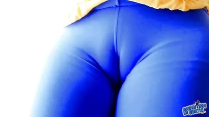 Lucy le encanta cuando petardas gimnasio su entrepierna es de aproximadamente pateó por un hombre